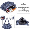 image:imageAngel Kiss Large Purses and Handbags for Women Washed Faux Leather Crossbody Hobo Satchel Shoulder Handbag Tote PurseGjblue
