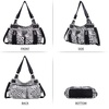 image:imageAngel Kiss Large Purses and Handbags for Women Washed Faux Leather Crossbody Hobo Satchel Shoulder Handbag Tote PurseLeopardblack