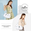 image:imageAngel Kiss Large Purses and Handbags for Women Washed Faux Leather Crossbody Hobo Satchel Shoulder Handbag Tote PurseWhite