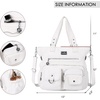 image:imageAngel Kiss Large Purses for Women Soft PU Leather Hobo Bag for Women Shoulder Bags25white