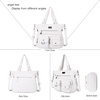 image:imageAngel Kiss Large Purses for Women Soft PU Leather Hobo Bag for Women Shoulder Bags25white