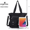 image:imageAngel Kiss Large Purses for Women Soft PU Leather Hobo Bag for Women Shoulder BagsBlack