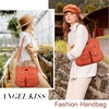 image:imageAngel Kiss Large Purses for Women Soft PU Leather Hobo Bag for Women Shoulder BagsOrange5