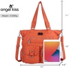 image:imageAngel Kiss Large Purses for Women Soft PU Leather Hobo Bag for Women Shoulder BagsOrange5