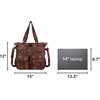image:imageAngel Kiss Large Purses for Women Soft PU Leather Hobo Bag for Women Shoulder BagsStylish Brown