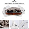 image:imageAngel Kiss Purses and Handbags for Women Washed Vegan Leather Crossbody Hobo Satchel Shoulder Tote Purse1white