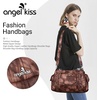 image:imageAngel Kiss Purses and Handbags for Women Washed Vegan Leather Crossbody Hobo Satchel Shoulder Tote Purse7028brown