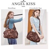 image:imageAngel Kiss Purses and Handbags for Women Washed Vegan Leather Crossbody Hobo Satchel Shoulder Tote Purse7028brown