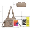 image:imageAngel Kiss Purses for Women Hobo Bag Soft PU Leather Shoulder Bag for WomenApricot