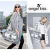 image:imageAngel Kiss Purses for Women Hobo Bag Soft PU Leather Shoulder Bag for WomenBlackwhite