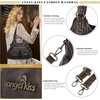 image:imageAngel Kiss Purses for Women Hobo Bag Soft PU Leather Shoulder Bag for WomenBrown801