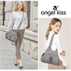 image:imageAngel Kiss Purses for Women Hobo Bag Soft PU Leather Shoulder Bag for WomenGrey