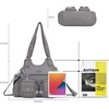 image:imageAngel Kiss Purses for Women Hobo Bag Soft PU Leather Shoulder Bag for WomenGrey