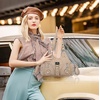 image:imageAngel Kiss Purses for Women Small Hobo Shoulder Bags Vagen Leather MultiPocket Tote Bag with ZipperApricot