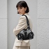image:imageAngel Kiss Purses for Women Small Hobo Shoulder Bags Vagen Leather MultiPocket Tote Bag with ZipperBlack Leopard