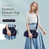 image:imageAngel Kiss Purses for Women Small Hobo Shoulder Bags Vagen Leather MultiPocket Tote Bag with ZipperBlue