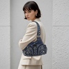 image:imageAngel Kiss Purses for Women Small Hobo Shoulder Bags Vagen Leather MultiPocket Tote Bag with ZipperBlue Denim