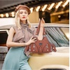 image:imageAngel Kiss Purses for Women Small Hobo Shoulder Bags Vagen Leather MultiPocket Tote Bag with ZipperBrown