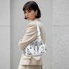 image:imageAngel Kiss Purses for Women Small Hobo Shoulder Bags Vagen Leather MultiPocket Tote Bag with ZipperLeopard White