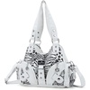 image:imageAngel Kiss Purses for Women Small Hobo Shoulder Bags Vagen Leather MultiPocket Tote Bag with ZipperLeopard White