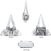 image:imageAngel Kiss Purses for Women Small Hobo Shoulder Bags Vagen Leather MultiPocket Tote Bag with ZipperLeopard White