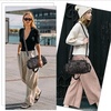 image:imageAngel Kiss Purses for Women Small Hobo Shoulder Bags Vagen Leather MultiPocket Tote Bag with ZipperPewter