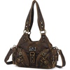 image:imageAngel Kiss Purses for Women Small Hobo Shoulder Bags Vagen Leather MultiPocket Tote Bag with ZipperRetro Brown