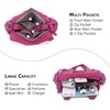 image:imageAngel Kiss Purses for Women Small Hobo Shoulder Bags Vagen Leather MultiPocket Tote Bag with ZipperRose