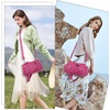 image:imageAngel Kiss Purses for Women Small Hobo Shoulder Bags Vagen Leather MultiPocket Tote Bag with ZipperRose