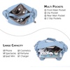 image:imageAngel Kiss Purses for Women Small Hobo Shoulder Bags Vagen Leather MultiPocket Tote Bag with ZipperSky Blue