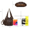 image:imageAngel Kiss Purses for Women Soft PU Leather Large Hobo Bags for Women Shoulder BagDbrown801