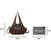 image:imageAngel Kiss Purses for Women Soft PU Leather Large Hobo Bags for Women Shoulder BagDbrown801