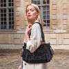 image:imageAngel Kiss Shoulder Bag For Women Multi Pocket Retro Hobo Handbags Satchel Tote BagBlack