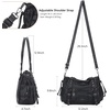 image:imageAngel Kiss Shoulder Bag For Women Multi Pocket Retro Hobo Handbags Satchel Tote BagBlack