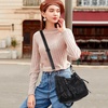 image:imageAngel Kiss Shoulder Bag For Women Multi Pocket Retro Hobo Handbags Satchel Tote BagBlack
