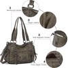 image:imageAngel Kiss Shoulder Bag For Women Multi Pocket Retro Hobo Handbags Satchel Tote BagGreen