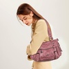 image:imageAngel Kiss Shoulder Bag For Women Multi Pocket Retro Hobo Handbags Satchel Tote BagPink