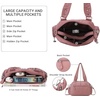 image:imageAngel Kiss Small Purse Handbag for Women Crossbody and Shoulder Bags Multipocket Soft Hobo Purses10pink