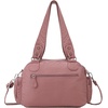 image:imageAngel Kiss Small Purse Handbag for Women Crossbody and Shoulder Bags Multipocket Soft Hobo Purses10pink