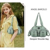 image:imageAngel Kiss Small Purse Handbag for Women Crossbody and Shoulder Bags Multipocket Soft Hobo Purses11green