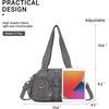 image:imageAngel Kiss Small Purse Handbag for Women Crossbody and Shoulder Bags Multipocket Soft Hobo Purses1grey