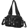 image:imageAngel Kiss Small Purse Handbag for Women Crossbody and Shoulder Bags Multipocket Soft Hobo Purses2black