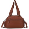 image:imageAngel Kiss Small Purse Handbag for Women Crossbody and Shoulder Bags Multipocket Soft Hobo Purses4brown