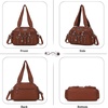 image:imageAngel Kiss Small Purse Handbag for Women Crossbody and Shoulder Bags Multipocket Soft Hobo Purses4brown