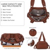 image:imageAngel Kiss Small Purse Handbag for Women Crossbody and Shoulder Bags Multipocket Soft Hobo Purses4brown