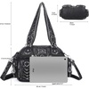 image:imageAngel Kiss Small Purse Handbag for Women Crossbody and Shoulder Bags Multipocket Soft Hobo Purses6silver