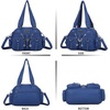 image:imageAngel Kiss Small Purse Handbag for Women Crossbody and Shoulder Bags Multipocket Soft Hobo Purses7blue