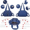 image:imageAngel Kiss Small Purse Handbag for Women Crossbody and Shoulder Bags Multipocket Soft Hobo Purses7blue