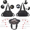 image:imageAngel Kiss Small Purse Handbag for Women Crossbody and Shoulder Bags Multipocket Soft Hobo PursesBronze