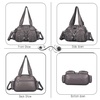 image:imageAngel Kiss Small Purse Handbag for Women Crossbody and Shoulder Bags Multipocket Soft Hobo PursesGrey